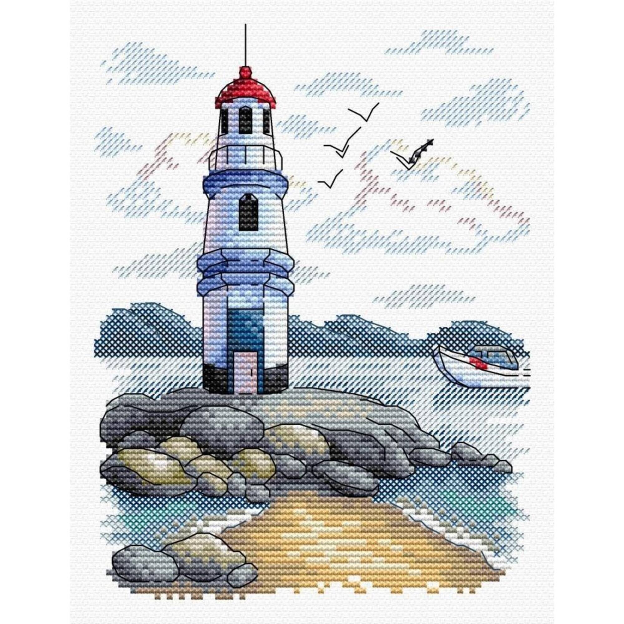 MP Studia Lighhouse Cross Stitch Kit
